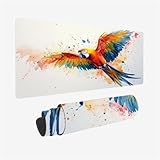 【VIELSEITIGES UND GERÄUMIGES DESIGN】 Mit den Maßen 800x300x3mm bietet dieses Mauspad viel Platz. Das ergonomische Design umfasst einen integrierten Bereich für die Tastatur und sorgt so für einen aufgeräumten Arbeitsplatz.