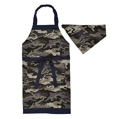 Sangle et tablier pour enfant 100-120cm camouflage gris import japonais COLORFUL CANDY STYLE