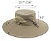 Muryobao Mens Sun Hat Summer Outdoor UPF50+ UV Protection Waterproof Wide Brim Bucket Hats Foldable Boonie Cap for Fishing Hiking Garden Beach Safari Beige