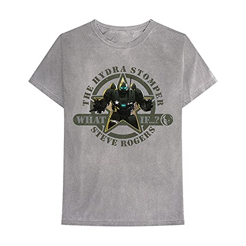 Marvel Comics What If Hydra Stomper Official Tee T-Shirt Mens Unisex (X-Large) Grey