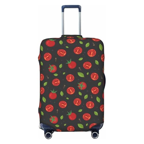 Tomatoes1 Print Luggage Cover For Suitcase,Washable Elastic Travel Suitcase Protector With Zipper Closure And Bottom Buckle – Fits 18-32