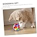 POPETPOP 3Pcs Cat Ball Soft Chew Balls for Indoor Cats Interactive Play and Exercise for Reducing Stress and Strengthening Bond with Pets