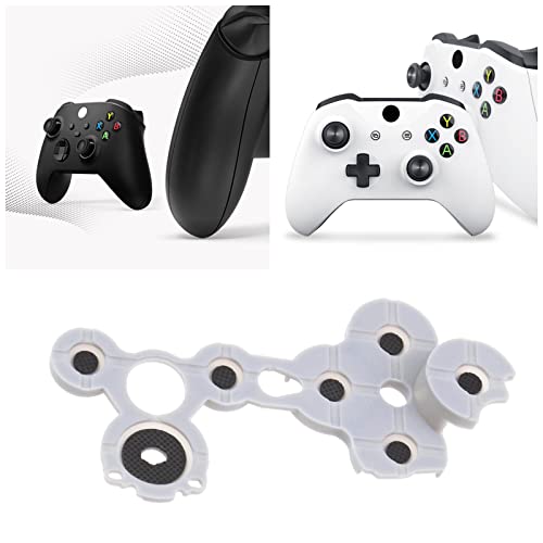 ECSiNG 4 almohadillas de botón de silicona conductoras de repuesto para botones compatibles con Xbox One S y Elite Controller - imagen 3