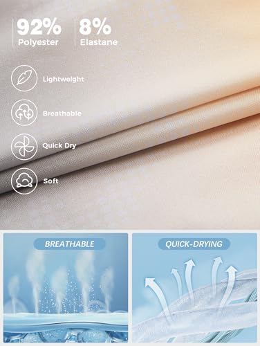 zeetoo Men's Swim Trunks Quick Dry 9" Inseam Board Shorts Mesh Lining Swimwear Bathing Suits Beach Shorts4