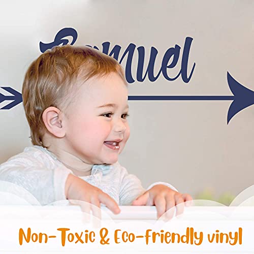 Custom Arrow Name Gold Series - Baby Girl - Wall Decal Nursery For Home Bedroom Children(782) (Wide 32"X 10" Height) #TOP3