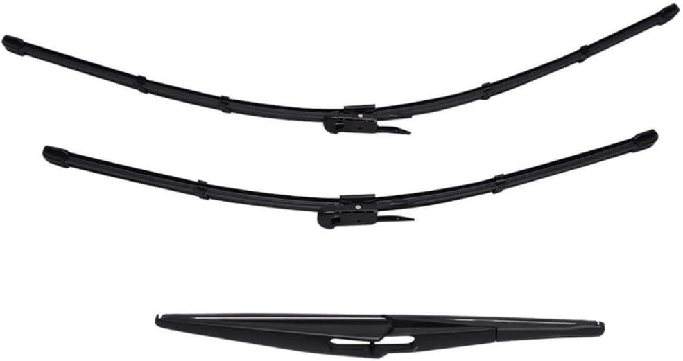 3PCS Fits Front&Rear Windshield Window Wiper Blade (Windshield-Position)