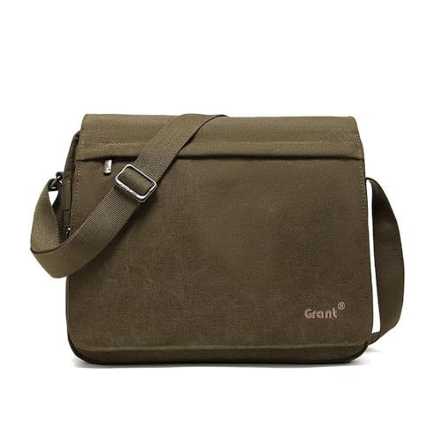 Sac à bandoulière en toile pour homme idéal pour trajets urbains et bureau