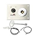 Stanbroil Fire Pit Gas Burner Spark Ignition Kit – Including Push Button Igniter Gas Shut-Off Valve with Key