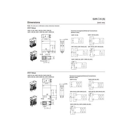 Relais G2R-1-SN(S) 24V CC pour éviter les pannes de tableaux électriques