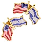 Emballage cadeau prêt à offrir : chaque broche drapeau est livrée comme un badge d’amitié prêt à offrir, idéal pour commémorer des occasions importantes et à partager avec la famille ou les collègues. broche drapeau, broche drapeau d’israël