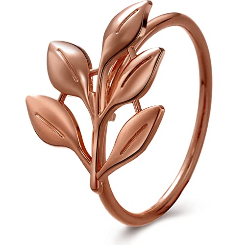 Willbond Leaf Napkin Rings Holders For Wedding, Birthday Dinner Party, Family Gatherings, Table Decorations Christmas Thanksgiving Parties (Retro,6 Pieces) #TOP25