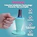 tweexy Hinge Untippable Nail Polish Bottle Holder | Anti-Spill Nail Polish Holder Stand, Tilted, IntelliStick Airlock Suction | Fingernail Painting, Nail Art Tools | Nail Polish Accessories (Zen Green)