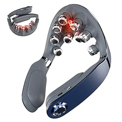 SKG Faltbares Nacken- und Schultermassagegerät mit Wärme, Kabellos & Tragbar, Elektrischer Vibrationsmassager zur Entspannung, Geeignet als Geschenk für Männer und Frauen, G7 Pro Fold