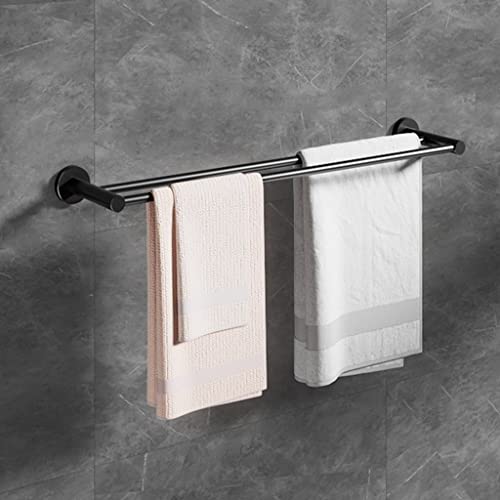 Porte-serviettes pour salle de bain LiChA en acier inoxydable sans perçage