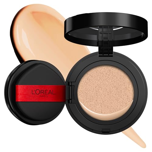 L'Oréal Paris Infaillible Cushion Foundation Fond de teint liquide dans l'oreiller 100 NEUTRAL, durable jusqu'à 24h, formule légère et respirante, adaptée aux peaux sensibles, teinte 120