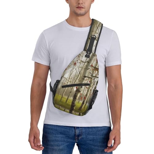 Mochila cruzada para hombre tipo sling negra miniatura 7