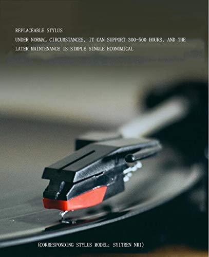 NAMSAR Vinyl Record Player, en Bois Massif phonographe, Vinyle Turntable, Soutien 7/10/12 Pouces Record, Trois Vitesses de Lecture 32/45/78, Support d’entrée Bluetooth - Les Beatles, Paul McCartney, John Lennon, RIngo Starr, George Harrison NAMSAR Vinyl Record Player, en Bois Massif phonographe, Vinyle Turntable, Soutien 7/10/12 Pouces Record, Trois Vitesses de Lecture 32/45/78, Support d'entrée Bluetooth – Image 6