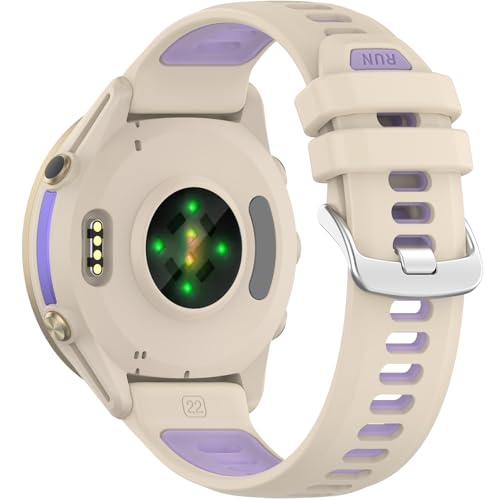 Miimall (�~�C���[��) ���ȃo���h Garmin Forerunner 970/570 47mm/255/265 Music�p ���ԂȂ� �N�C�b�N�t�B�b�g �V���R���� �J���t�� ���߉\�ȃX�g���b�v �����p���X�g�o���h Venu 2/3 Vivo