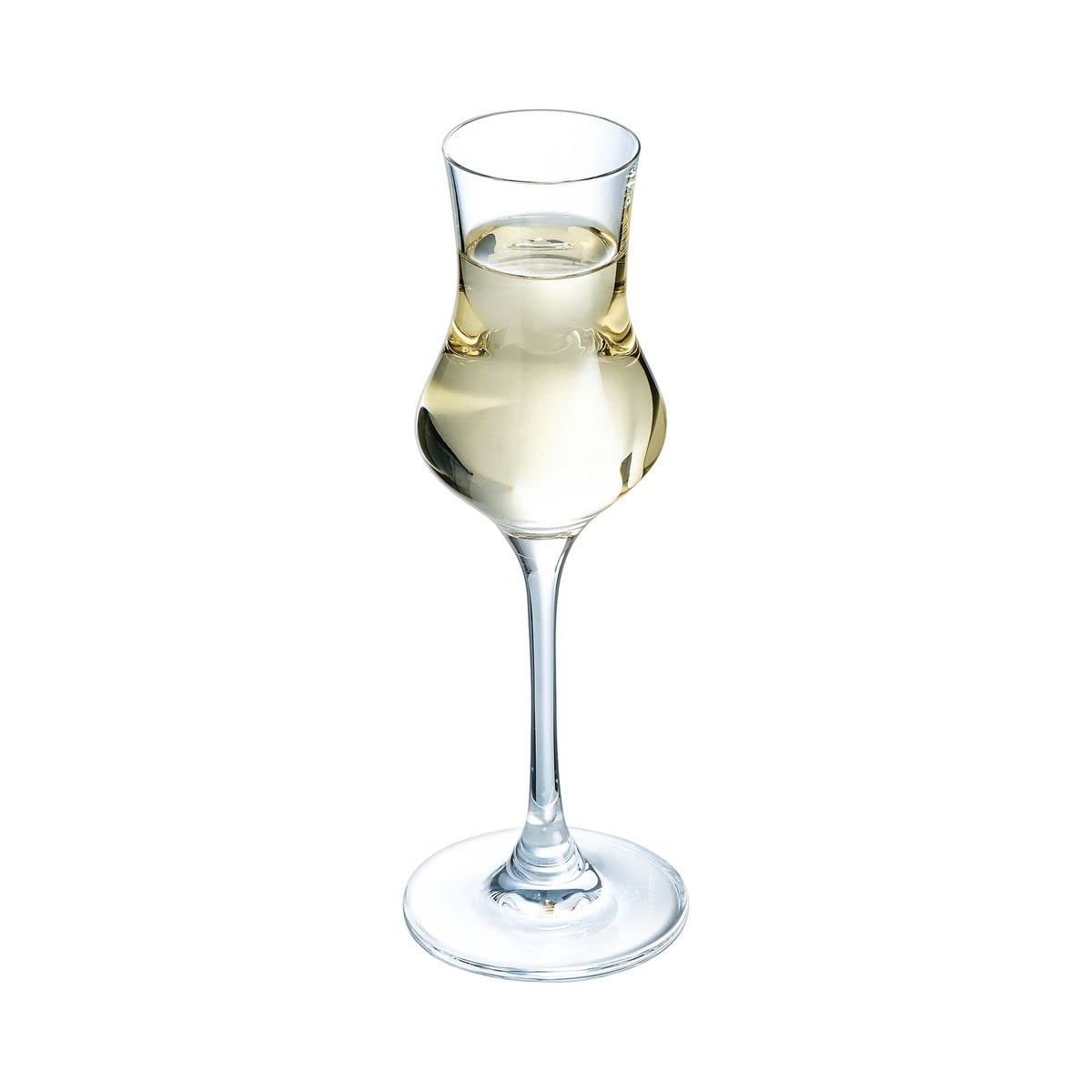 Chef & Sommelier Grappa Stemglasses 95ml - Juego de 6 vasos Grappa, vasos de licor, vasos de arco
