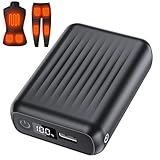 𝟕.𝟒𝐕/𝟓𝐕 𝟏𝟖𝟒𝟎𝟎𝐦𝐀𝐡 Heated Vest Battery Pack for ORORO, for Venustas, Power Bank with LED Display and 2 Adapter Cables for Heated Vests, Jackets, and Hoodies