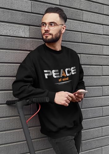 Image of Men Regular Fit Crew-Neck Sweatshirt