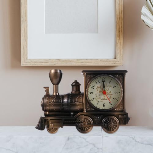 Reloj de tren de lujo dorado con acabados premium y diseño creativo de alta durabilidad 7