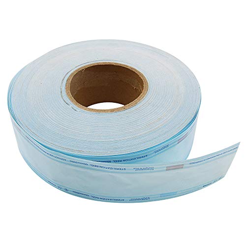 Sterilization Pouches Roll - Yuelong Tattoo Self-Sterilization Pouches Storage Bags 75mm x 200m Sterilizer Pouch Sealing Bags for Tattoo Piercing Tools