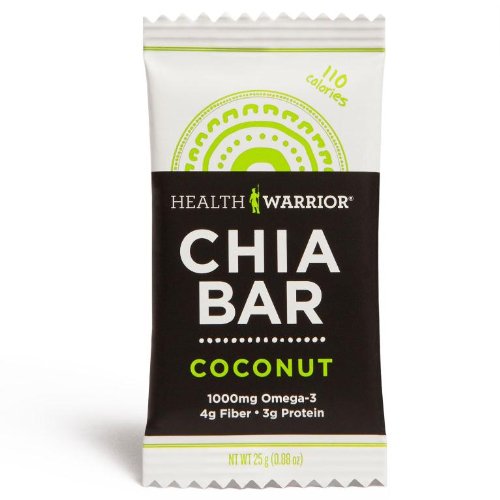 Health Warrior Chia Bar, Coconut, 0.88 Ounce (Pack of 15) Health Warrior Chia Bar, Coconut, 0.88 Ounce (Pack of 15)