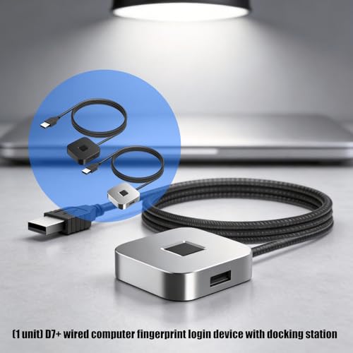 Lector de huella USB con algoritmo de autoaprendizaje y cifrado para PC 2