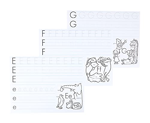 Crayola Alphabet Pad, Tracing Worksheets, 30 Pages, White, 10 x 8 Inches - image 3
