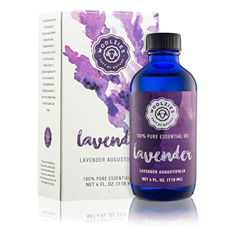 Woolzies Lavender Essential Oil - Aromatherapy Essential Oils for Diffuser and Topical Use | 100% Pure Therapeutic Grade Lavendar | 4 Fl Oz Cover
