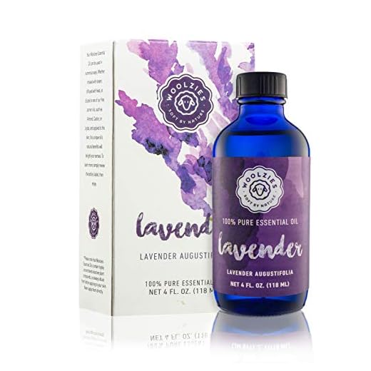 Woolzies Lavender Essential Oil - Aromatherapy Essential Oils for Diffuser and Topical Use | 100% Pure Therapeutic Grade Lavendar | Improves Relaxation and Sleep Quality, 4 FL OZ.
