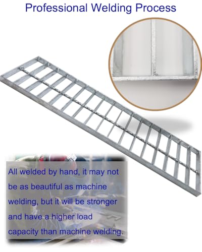 Image of Galvanized Steel Drain Grate, Driveway Channel Cover 24x5 in 2pk