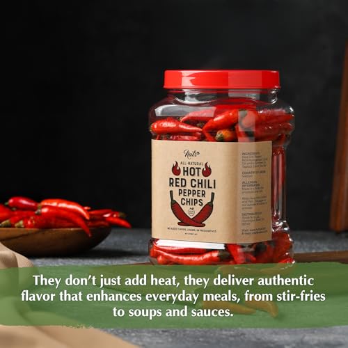 NUTS U.S. – Whole Red Chili Pepper Chips | Spicy Charm | All Natural | Vegan And Non-GMO | No Additives | 4 oz Resealable Jar - Image 7