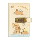 100 Umschläge Herausforderung Ordner,Capybara Budgetkontroll-Notizbuch mit Schloss - Notizbuch für Ausgabenplanung,Für Freiberufler Absolventen Studenten Familien Paare Erwachsene Büro Wohnung Reisen