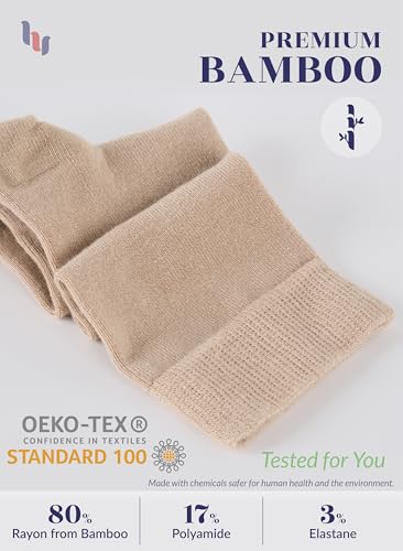 Image of Knee High Socks for Girls Boys Toddlers, Unisex Little Kids, Soft, Long School Uniform Socks 3-14 Years Old, 3 6 9 Pairs