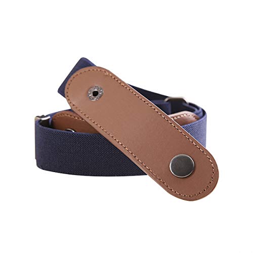 No Buckle Jeans Belt Adjustable Invisible Elastic Stretch Waist belts for Men/Women