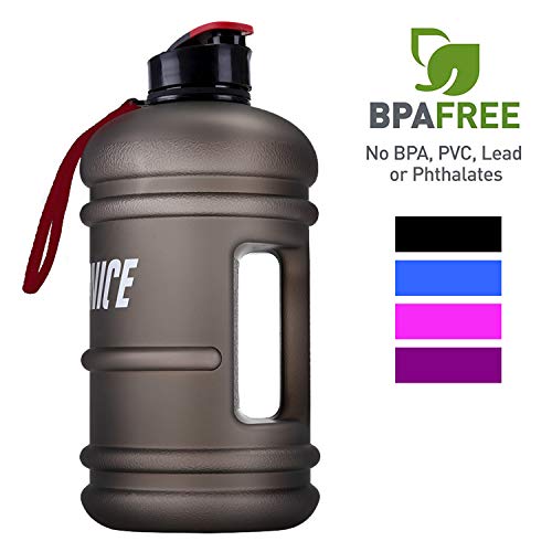 2.2L Large Reusable Water Bottles Half Gallon Water Jug Dishwasher Safe/Ecofriendly/Tritan BPA Free
