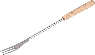 Barbecue Fork Stainless Steel Marshmallow Toasting Fork Hot Dog Fork with Wooden Handle for Camping Picnic Fire Pit and BBQ Campfire Party
