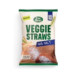 Eat Real Sea Salt Veggie Straws 1 x 110g