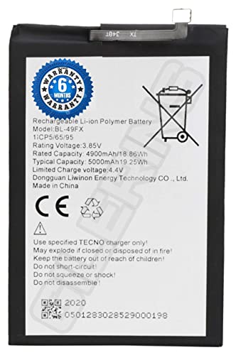 Image of Original BL-49FX Battery for Infinix Hot 8 X650C / X650B /X650D Battery with 6 Month Warranty***(K198)