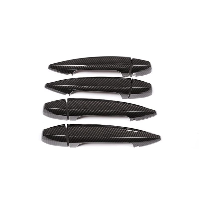 Garniture poignée porte voiture X1 F48 couvercle ABS carbone intérieur 2016-2021