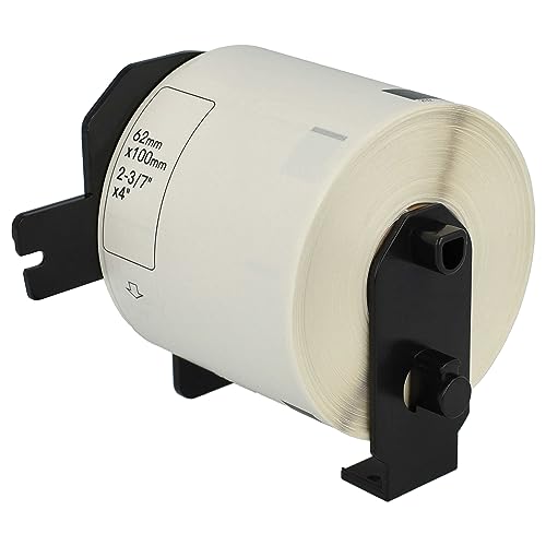 Vhbw 10x Rotolo etichette adesive compatibile con