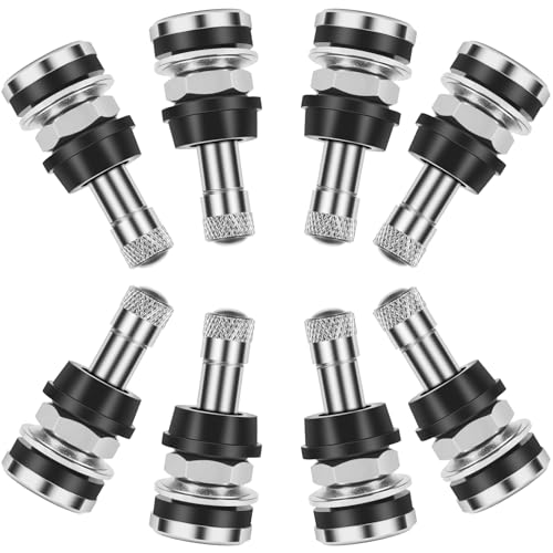 Wlnynir 8-Pack TR416 Tire Valve Stems, High Pressure 200 PSI Tubeless Valve Stems, Brass Valve Stems, 1-1/2