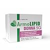 ArmoLipid Donna 50+, Integratore Alimentare con Omega 3, Vitamina B6, Risso Rosso Fermentato,Supporto per Menopausa, Cuore e Stanchezza, Senza Glutine