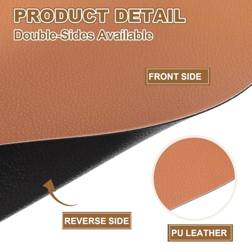 Sets de table en cuir synthétique double face, l'élégance durable