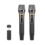 Great for everyday or occasional use such as live musical performances, public speaking, podcasts, recording sessions and more ♫ Built-in sound card, comparable to the sound quality of wired microphones ♫ Perfectly adapted to smart TVs, set-top boxes...