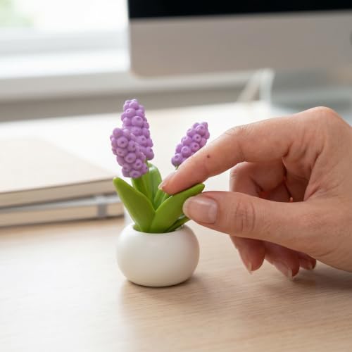 Decoración para salpicadero de coche: mini plantas de resina con figuras de elfo 3
