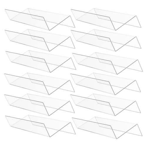 Marketing Holders 12 Pack Drawer Organizer for Eau de Parfume and Colognes Clear Acrylic Made in the USA Mens or Womens Storage Solution for Closets Vanities and Dresser Drawers