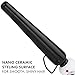 Hot Tools Pro Artist Nano Ceramic Tapered Curling Wand | For Smooth, Shiny Hair (3/4 to 1-1/4 in)|White